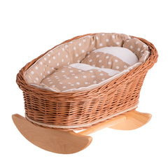 Poppenwieg Riet Mimi Beige