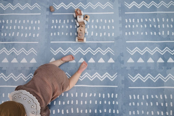 Puzzelmat Boho Azure