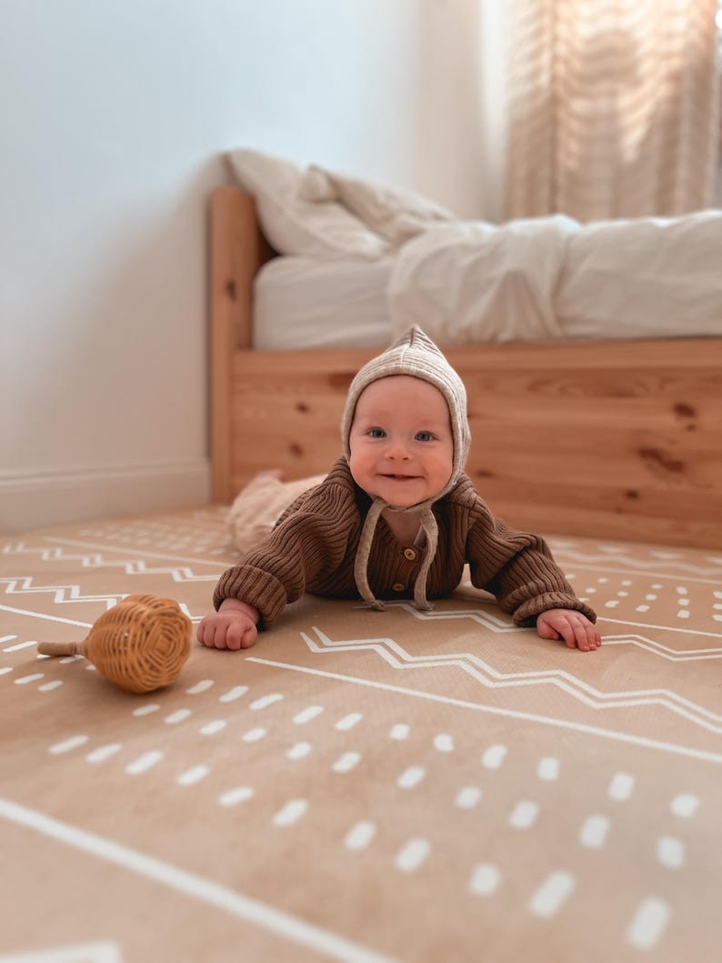 Puzzelmat baby Boho Sand – foam speelmat – afbeelding 2