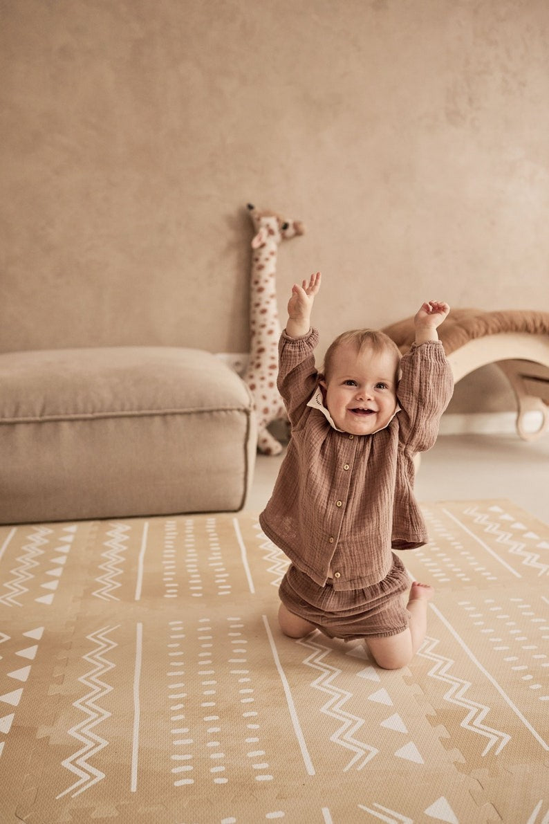 Puzzelmat baby Boho Sand – foam speelmat – afbeelding 6