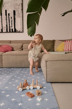 Puzzelmat baby Cross Azure – foam speelmat – afbeelding 6