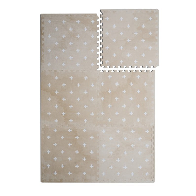 Puzzelmat baby Cross Sand – foam speelmat – afbeelding 2