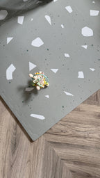 Puzzelmat baby Terrazzo Sage – foam speelmat – afbeelding 3