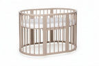 Rond Babybed Olin met Matras Cappuccino – afbeelding 3