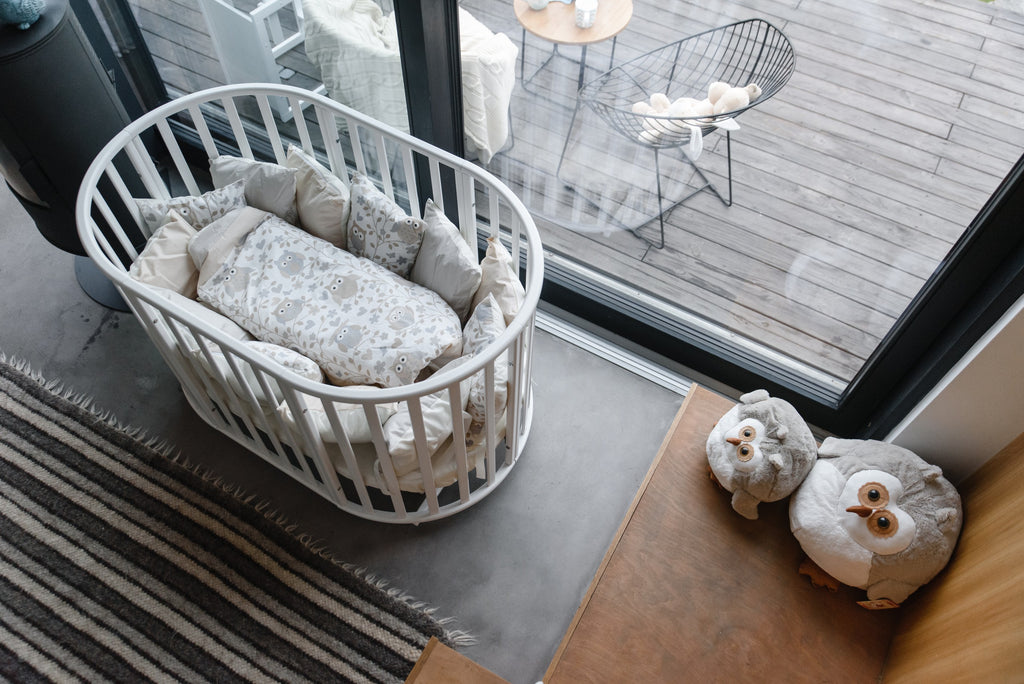Rond Babybed Olin Wit – afbeelding 12