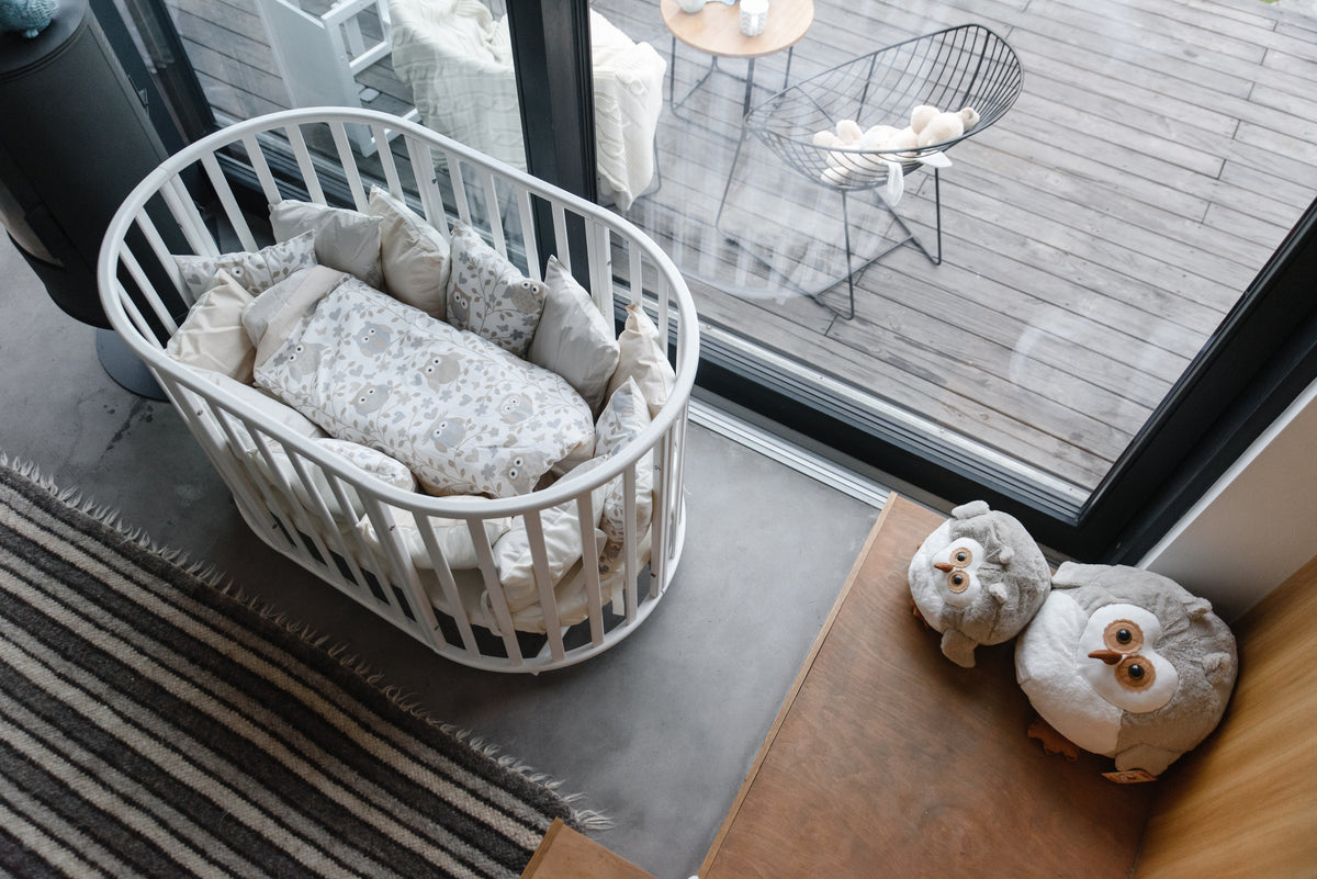 Rond Babybed Olin Wit – afbeelding 12