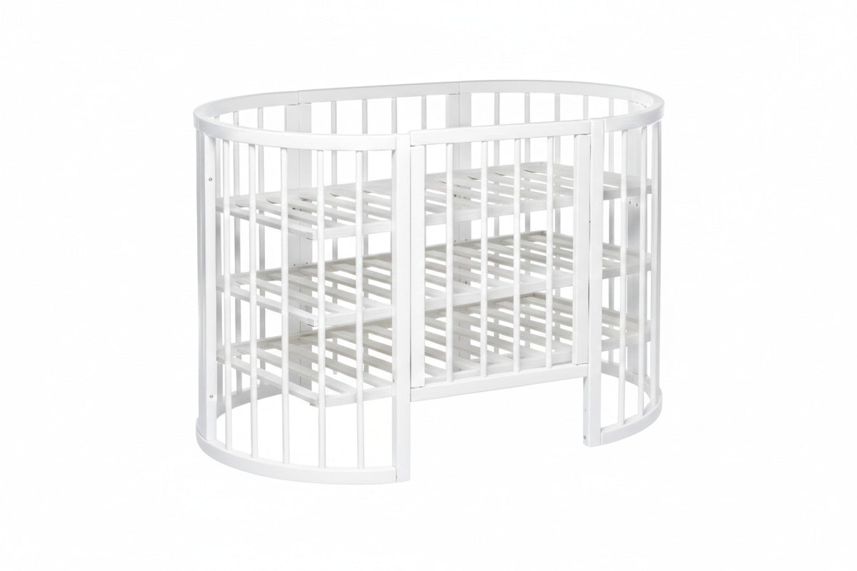 Rond Babybed Olin Wit – afbeelding 9