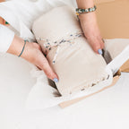 Rond speelkleed ecru met kwastjes – afbeelding 9