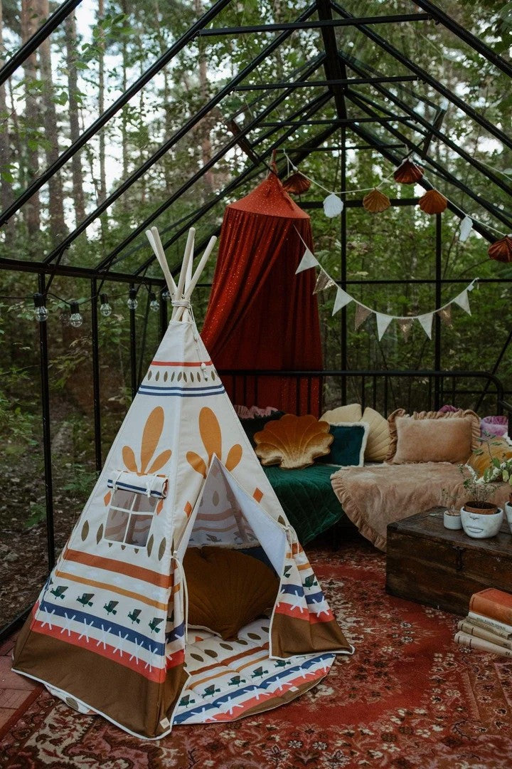 Rond speelkleed Native Vibe – afbeelding 2