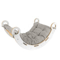 Schommelstoel kinderkamer Snug Rocker – met beige kussen