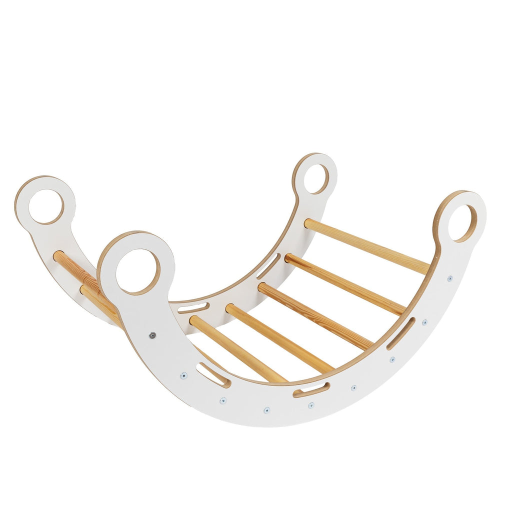 Schommelstoel kinderkamer Snug Rocker – met beige kussen – afbeelding 5