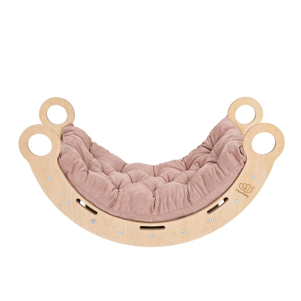 Schommelstoel Snug Rocker Naturel Roze