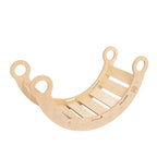 Schommelstoel kinderkamer Snug Rocker – naturel met beige kussen – afbeelding 7