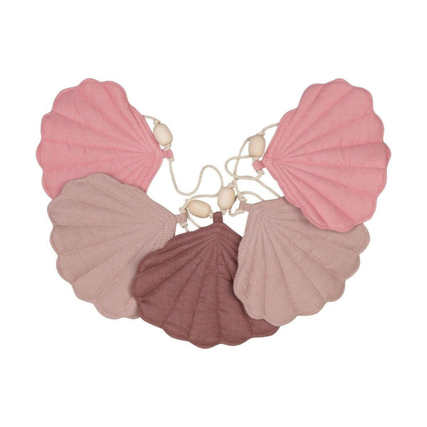 Slinger Schelpen Poederroze