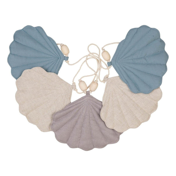 Slinger Schelpen Stoffig Blauw