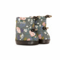 Winterlaarsjes Puffer bloemenprint