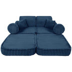 Speelbank Churros medium 6-delig – blauw – afbeelding 5