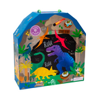 Speeldoos dinosaurus met 18 houten figuren – afbeelding 4