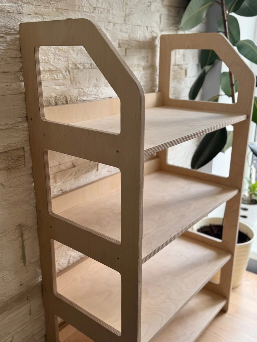 Speelgoedkast Montessori Vier Planken – afbeelding 3