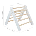 Speelhuisje met klimladder groot wit – tent blauwgrijs – afbeelding 8