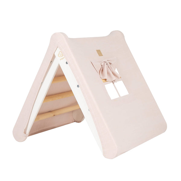 Speelhuisje met Ladder Wit Roze
