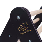 Speelhuisje met klimladder zwart – tent blauwgrijs – afbeelding 10