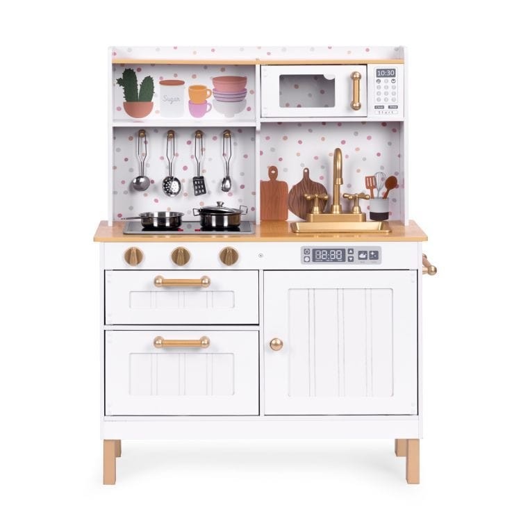 Speelkeuken groot met licht en geluid en accessoires – afbeelding 8
