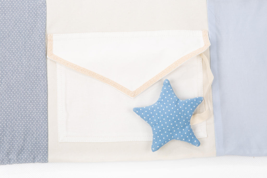 Speelkleed met speelbogen 100x100 blauw – afbeelding 2