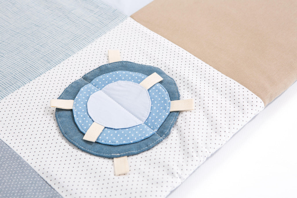 Speelkleed met speelbogen 100x100 blauw – afbeelding 4