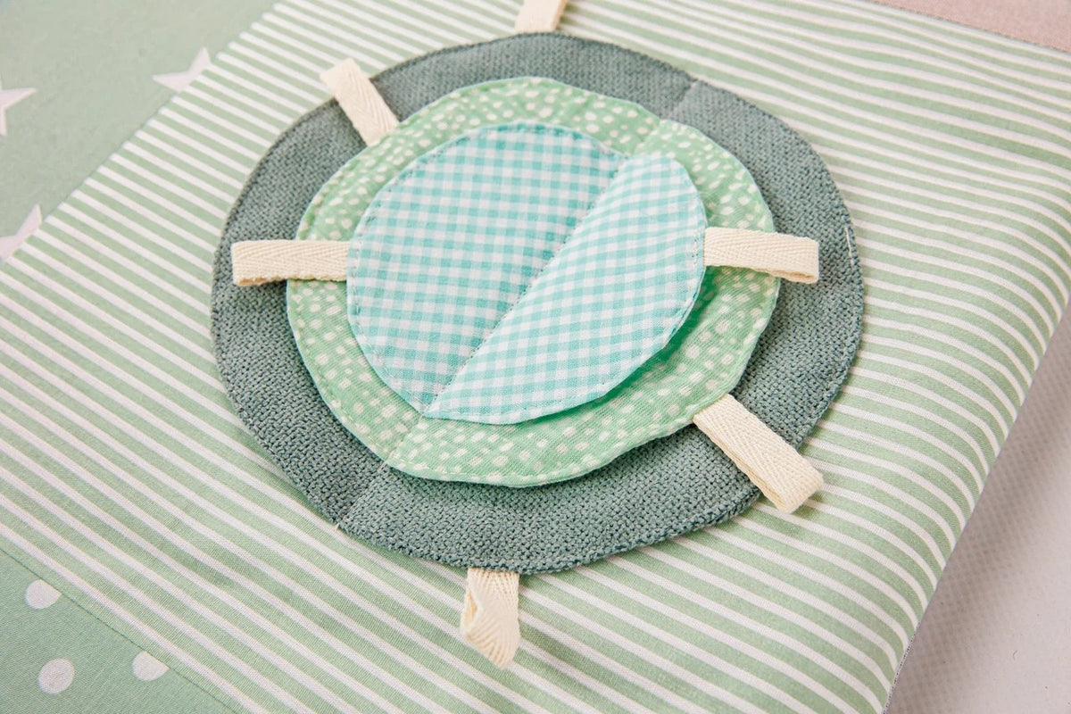 Speelkleed baby met speelbogen 100x100 cm mintgroen – afbeelding 5