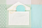 Speelkleed baby met speelbogen 100x100 cm mintgroen – afbeelding 7