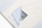 Speelkleed baby met speelbogen 120x120 cm blauw – afbeelding 2