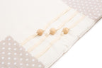 Speelkleed baby met speelbogen 120x120 cm bruin – afbeelding 6