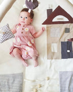 Speelkleed baby met speelbogen 120x120 cm bruin – afbeelding 8