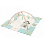 Speelkleed baby met speelbogen 120x120 cm mintgroen