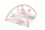 Speelkleed met speelbogen 80x80 roze