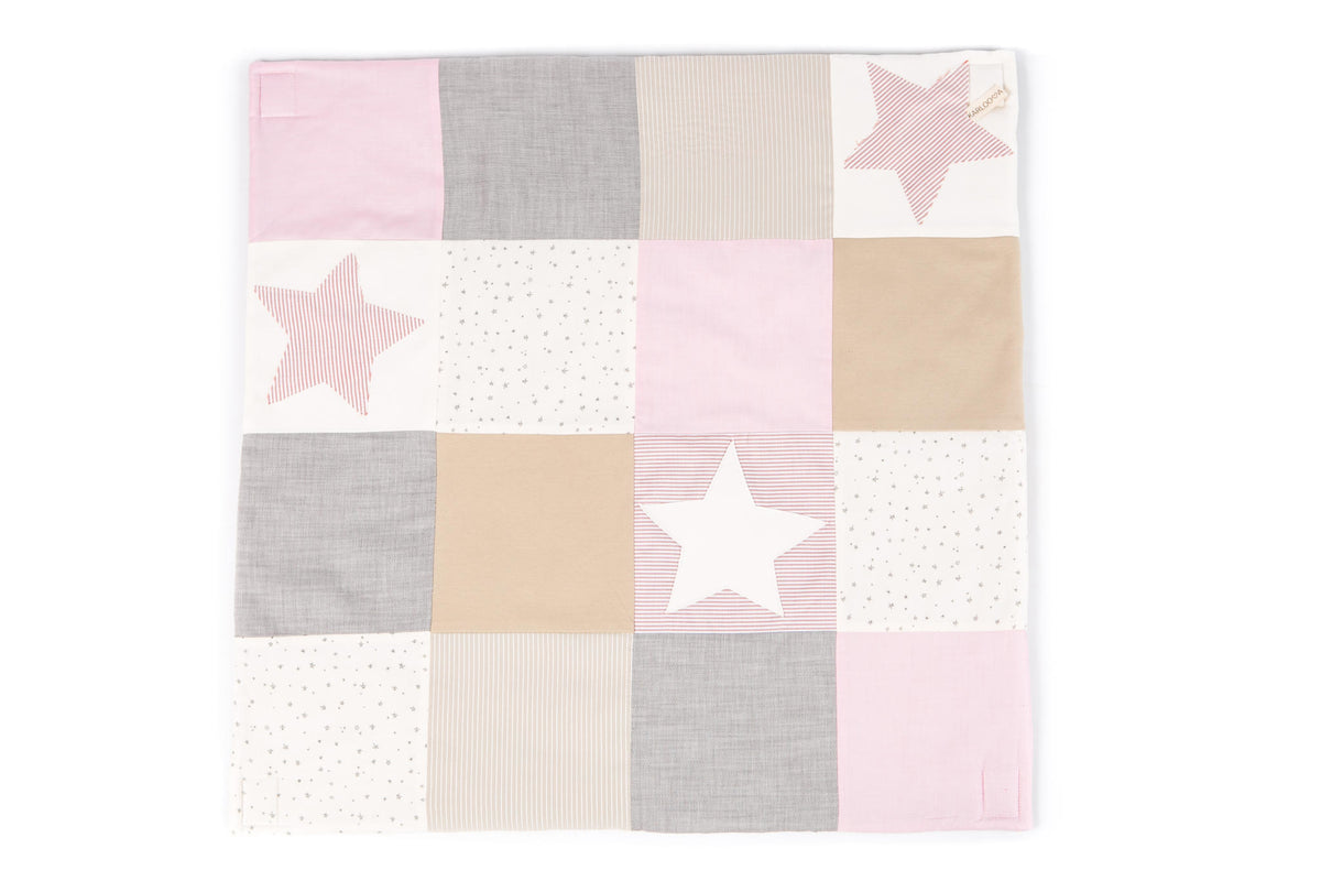 Speelkleed met speelbogen 80x80 roze – afbeelding 2