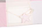 Speelkleed baby met sterren en speelbogen roze – afbeelding 3