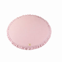 Speelkleed Rond met Ruche Velvet Roze