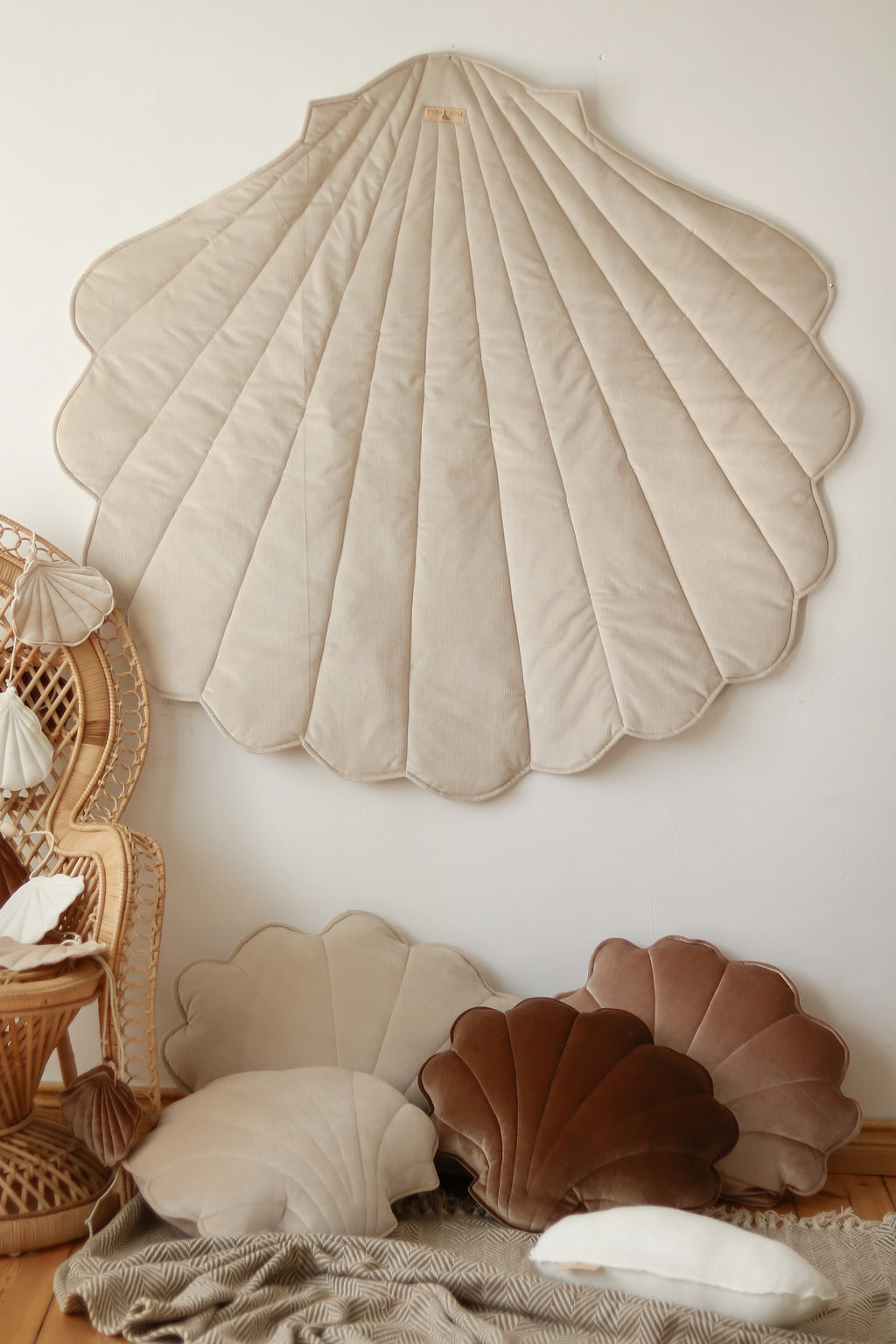 Speelkleed schelp velvet beige – afbeelding 5