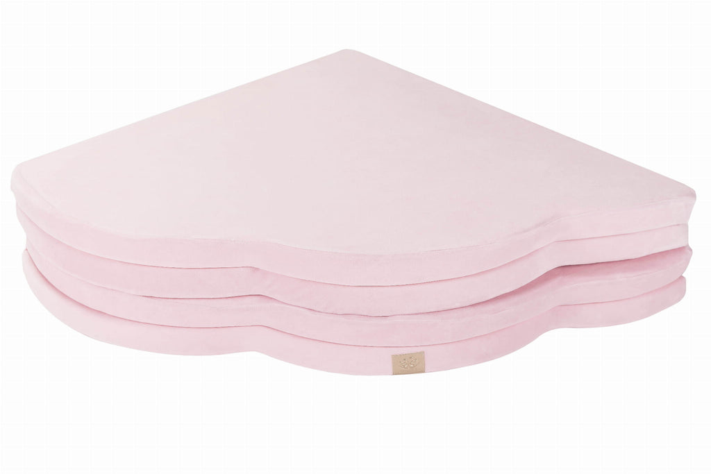 Speelkleed baby – speelmat wolk roze velvet – afbeelding 4