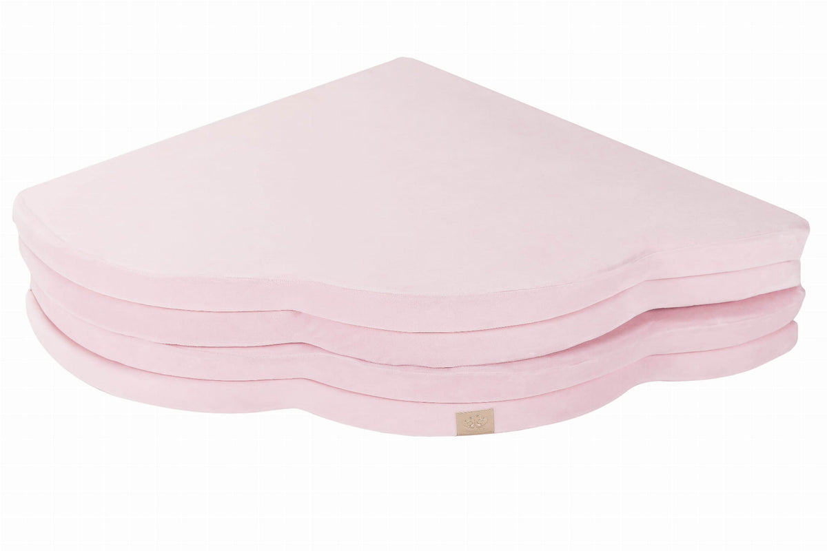 Speelkleed baby – speelmat wolk roze velvet – afbeelding 4