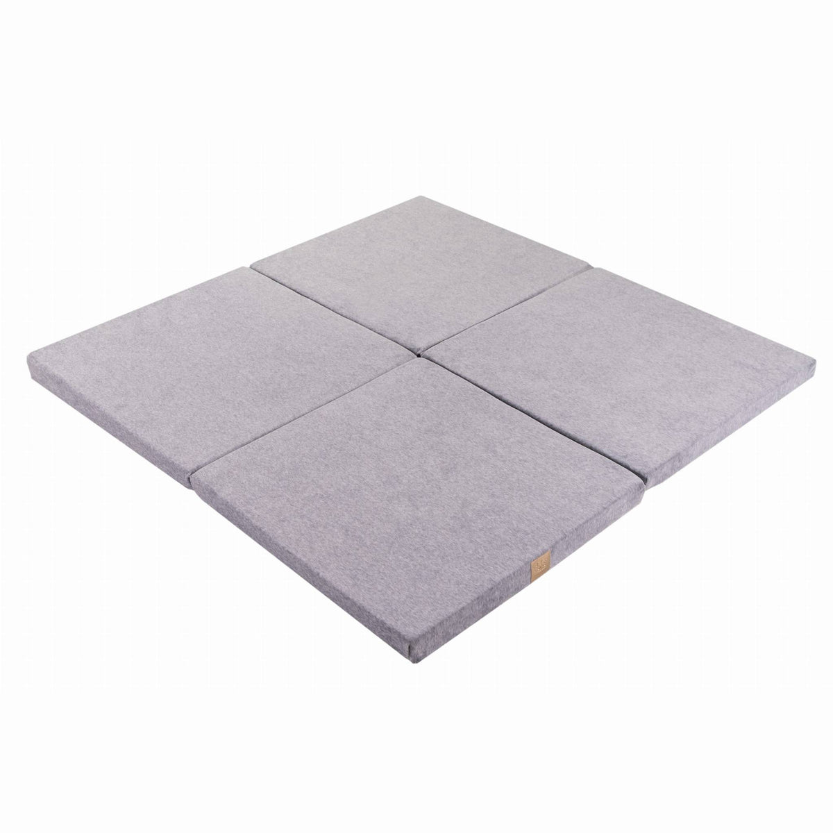 Speelkleed baby vierkant – lichtgrijs velvet