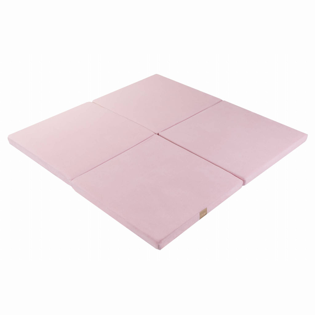 Speelkleed baby vierkant – lichtroze velvet