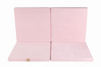 Speelkleed baby vierkant – lichtroze velvet – afbeelding 3