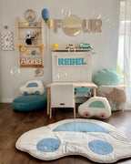 Spiegel kinderkamer emoji – hout en acryl – afbeelding 3