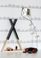 Spiegel kinderkamer vlieger – hout en acryl – afbeelding 2
