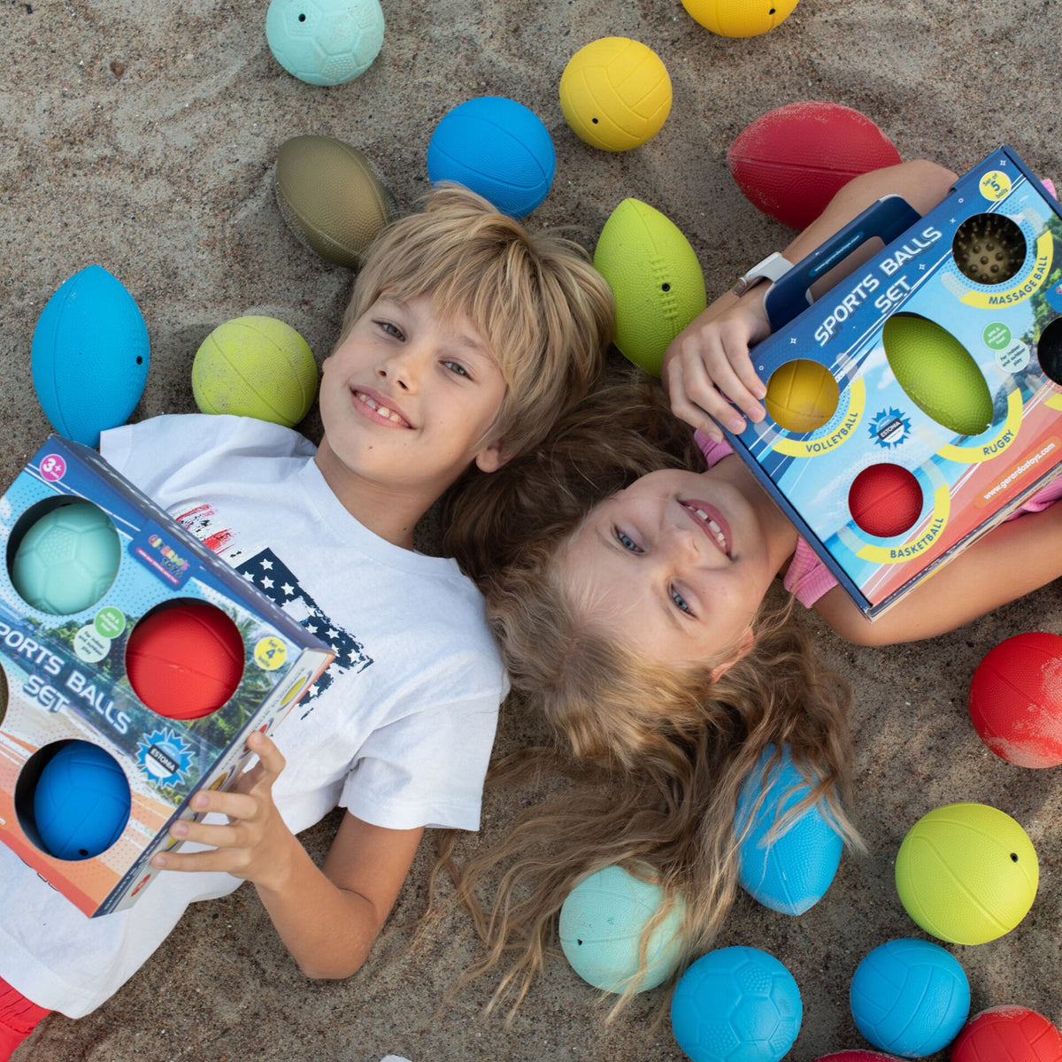 Sportballen set van 4 voor kinderen – afbeelding 2