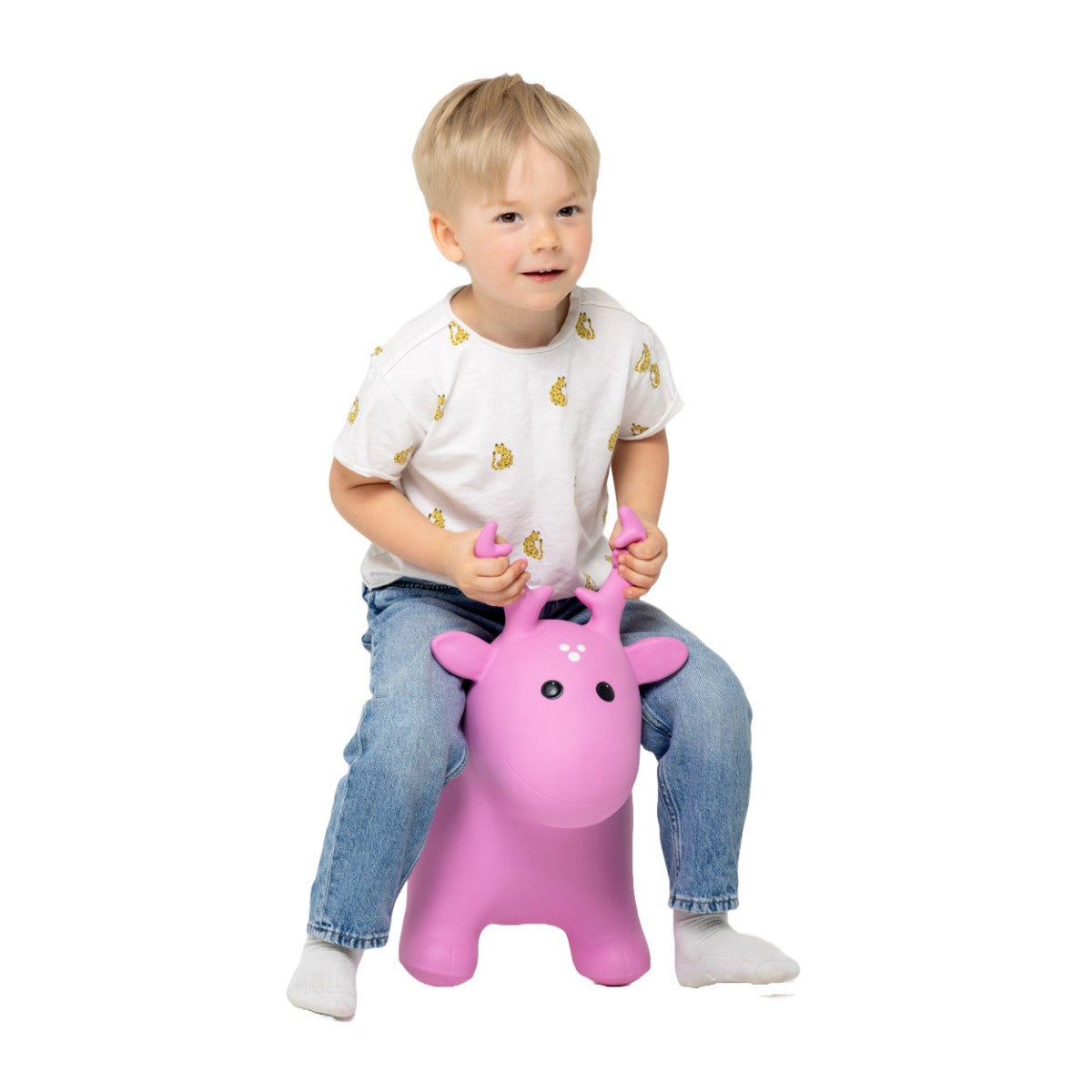 Springdier eland roze – afbeelding 3