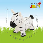 Springdier Jumpy zebra zwart wit – afbeelding 4